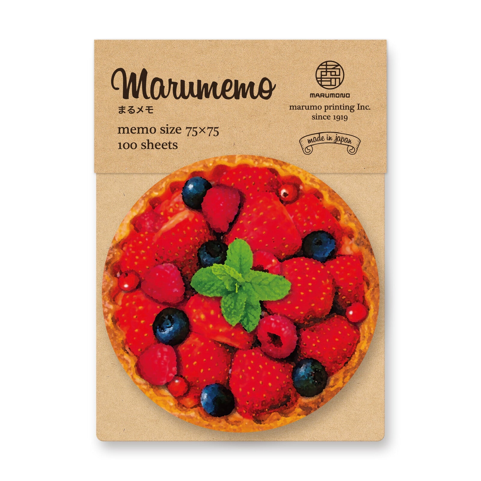 Marumemo Sweets Round Memo Pad / Marumo Printing – bungu