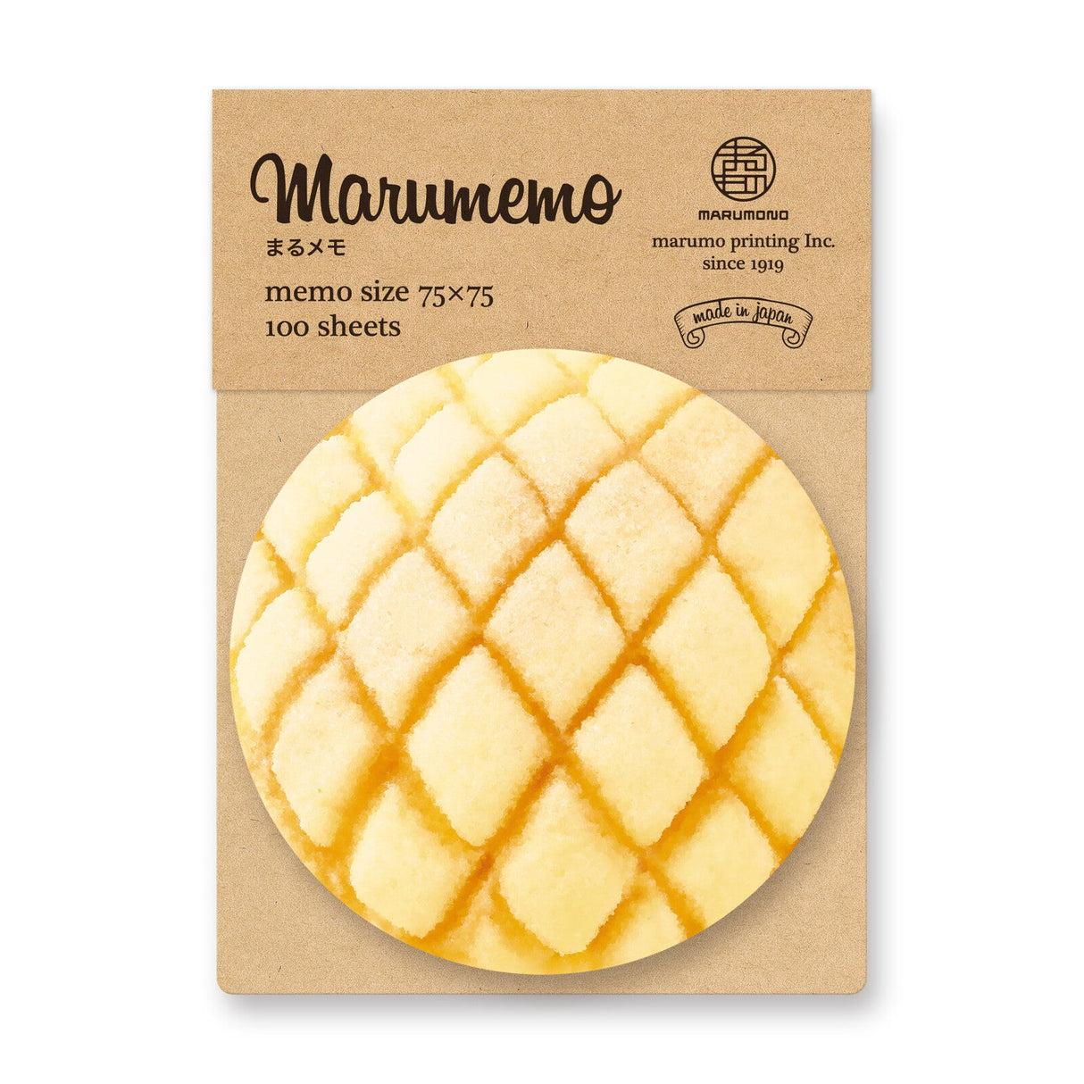 Marumemo Sweets Round Memo Pad / Marumo Printing - bungu