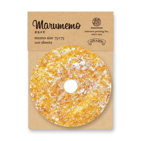 Marumemo Sweets Round Memo Pad / Marumo Printing - bungu