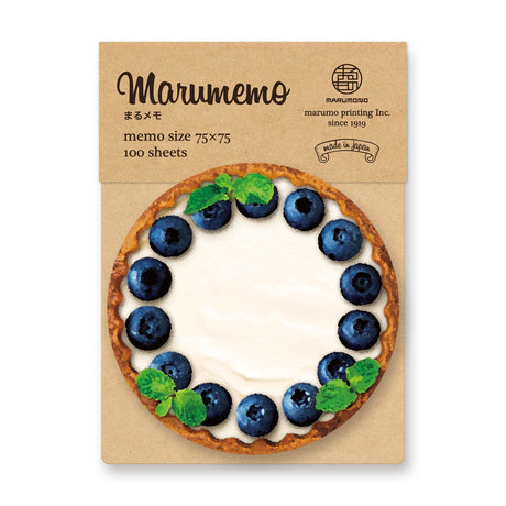Marumemo Sweets Round Memo Pad / Marumo Printing - bungu