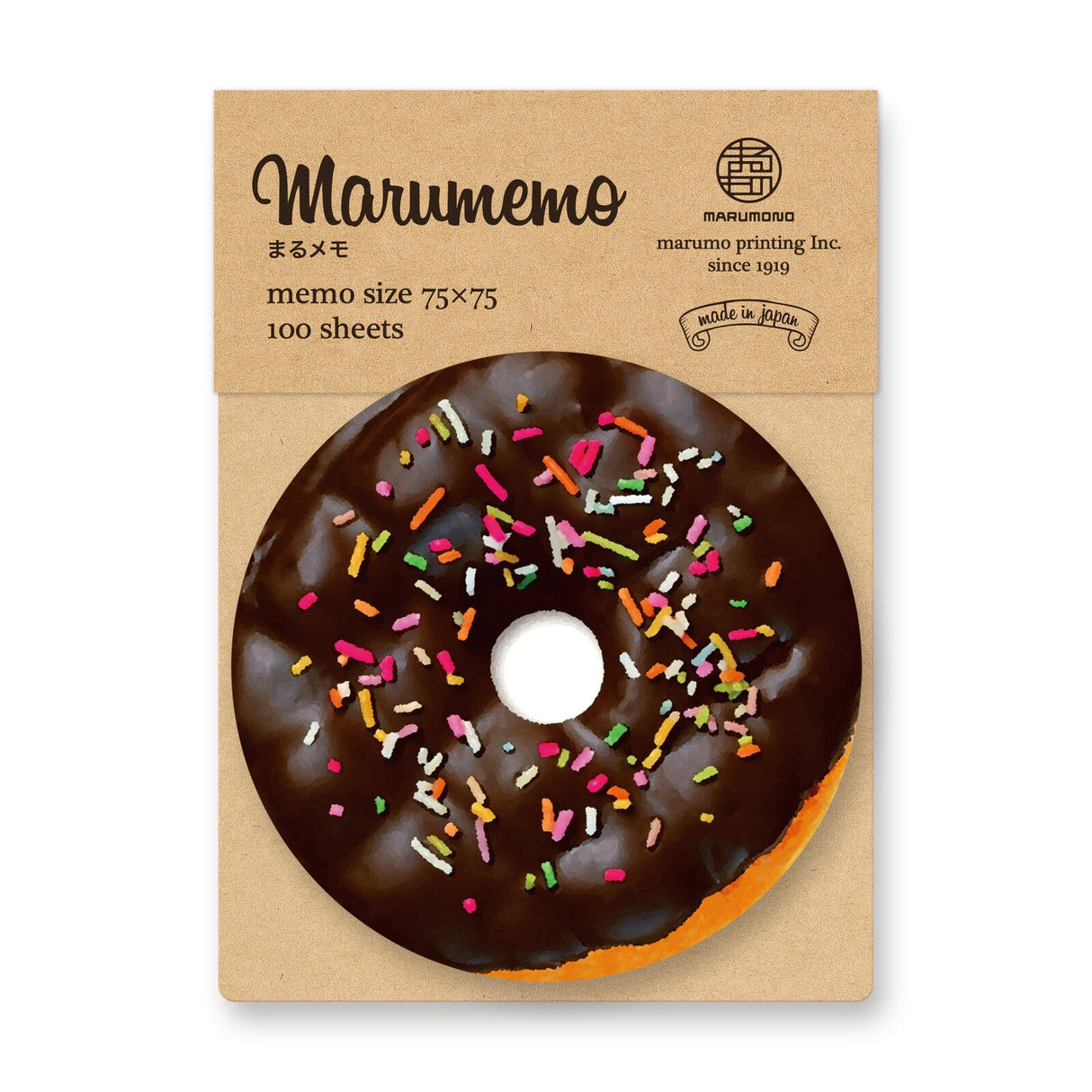 Marumemo Sweets Round Memo Pad / Marumo Printing - bungu
