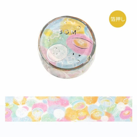 Masking Tape Dreamy Landscape Foil Stamping / BGM - bungu