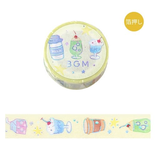Masking Tape Foil Stamped Life Series / BGM - bungu