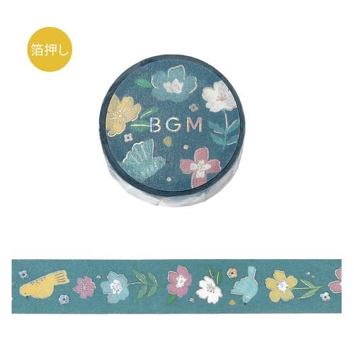Masking Tape Foil Stamping Nordic Forest / BGM - bungu