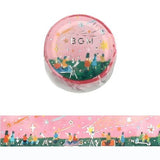 Masking Tape Foil Stamping Shooting Star Night Series / BGM - bungu