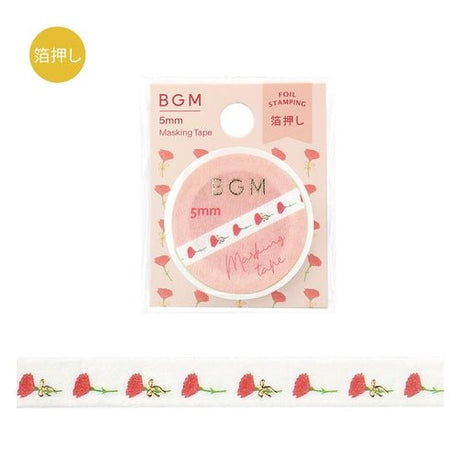 Masking Tape Life 5mm Foil Stamping / BGM - bungu