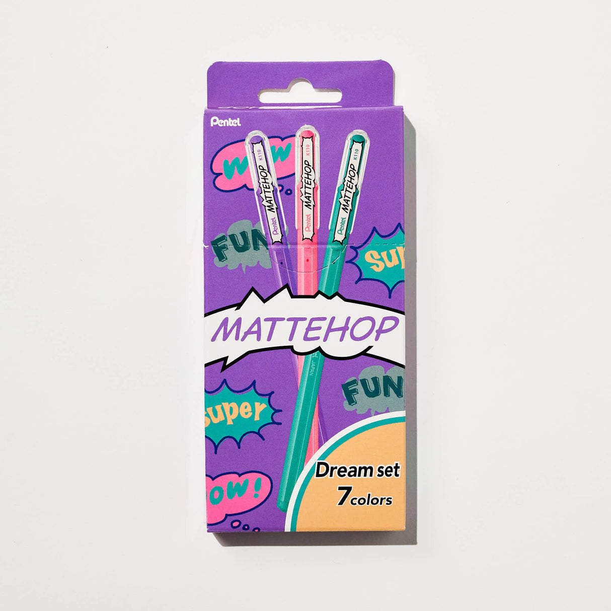 Mattehop Gel Ink Pen Set / Pentel - bungu