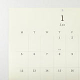 MD Bi - Fold Wall Calendar 2026 / Midori DESIGNPHIL - bungu