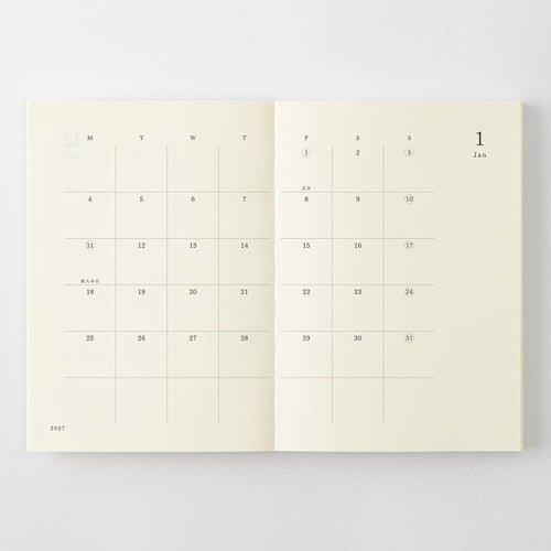 MD Notebook Diary 2027 / MD PRODUCT - bungu