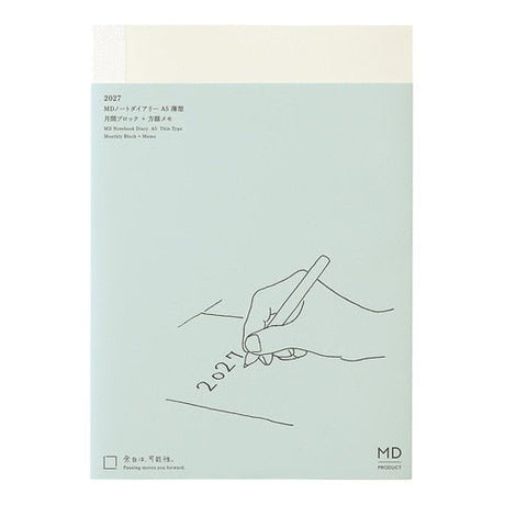 MD Notebook Diary Slim 2027 / MD PRODUCT - bungu