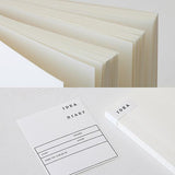 MD Square Notebook Cotton / Midori DESIGNPHIL - bungu