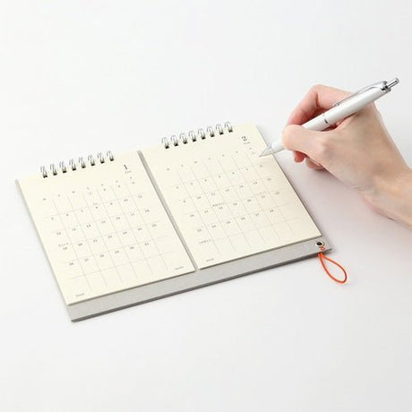 MD Twin Monthly Desk Calendar 2026 / Midori DESIGNPHIL - bungu