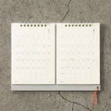 MD Twin Monthly Desk Calendar 2026 / Midori DESIGNPHIL - bungu
