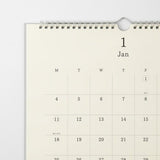 MD Wall Calendar with Pencil 2027 / MD PRODUCT - bungu