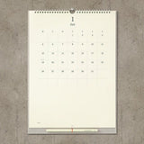 MD Wall Calendar with Pencil / Midori DESIGNPHIL - bungu