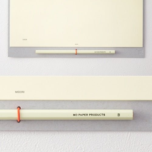 MD Wall Calendar with Pencil / Midori DESIGNPHIL - bungu