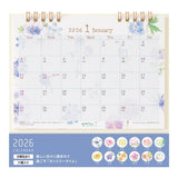 Medium Ring Desk Calendar 2026 / MIDORI - bungu