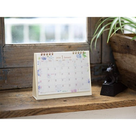 Medium Ring Desk Calendar 2026 / MIDORI - bungu