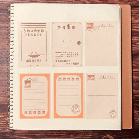 Memo Masking Tape Retro Series / Kinokosya - bungu