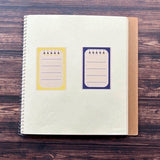 Memo Masking Tape Retro Series / Kinokosya - bungu