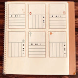 Memo Masking Tape Retro Series / Kinokosya - bungu