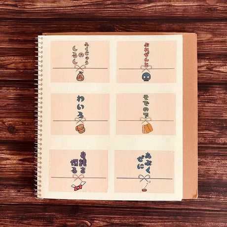 Memo Masking Tape Retro Series / Kinokosya - bungu