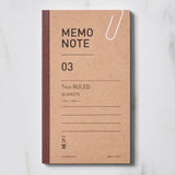 MEMO NOTE Mini Notebook / Ichikudo - bungu