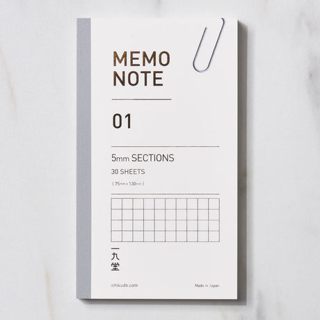 MEMO NOTE Mini Notebook / Ichikudo - bungu