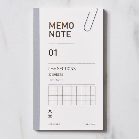 MEMO NOTE Mini Notebook / Ichikudo - bungu