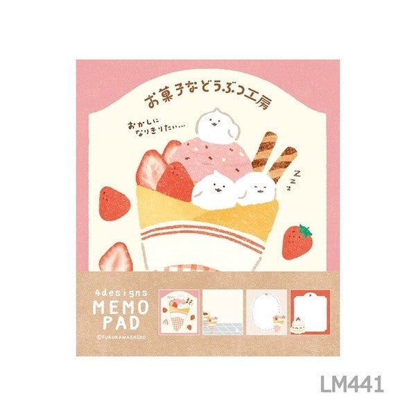 Memo Pad Okashi na Doubutsu Kobo / Furukawashiko - bungu
