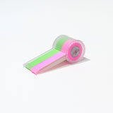 Memoc Roll Sticky Note Fluorescent Color 25mm 2 Rolls / Yamato - bungu