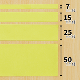 Memoc Roll Sticky Note Fluorescent Color 25mm 2 Rolls / Yamato - bungu
