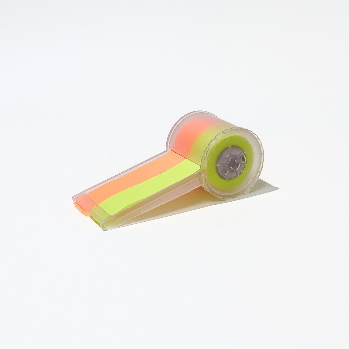 Memoc Roll Sticky Note Fluorescent Color 25mm 2 Rolls / Yamato - bungu
