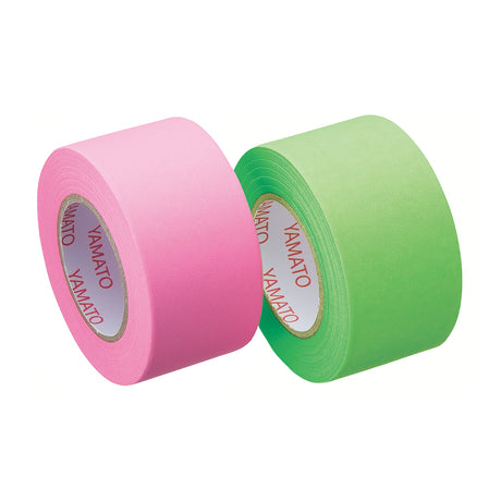 Memoc Roll Sticky Note Fluorescent Color 25mm 2 Rolls / Yamato - bungu