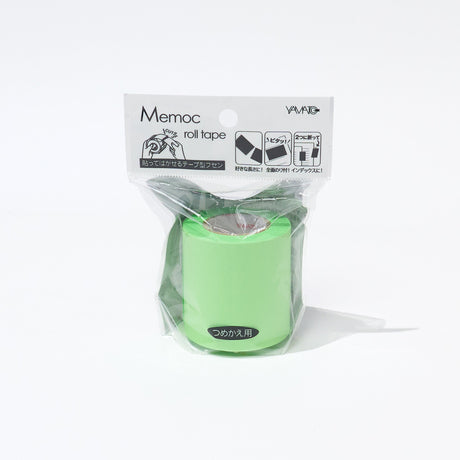 Memoc Roll Sticky Note Fluorescent Color 50mm / Yamato - bungu