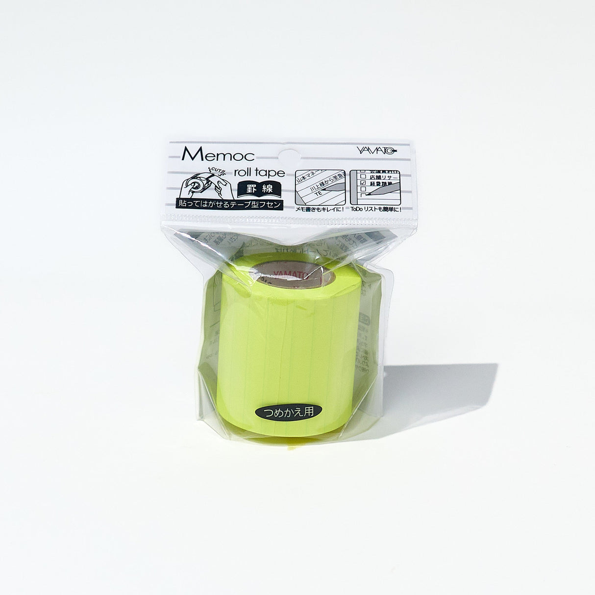 Memoc Roll Sticky Note Ruled and Grid 50mm / Yamato - bungu