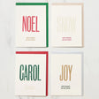 Merry Mail: Christmas Words Card Set - bungu