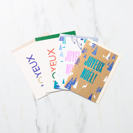 Merry Mail: French Christmas Card Set - bungu