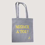 Message Tote Bag / Letterpress Letters - bungu