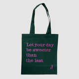 Message Tote Bag / Letterpress Letters - bungu