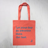 Message Tote Bag / Letterpress Letters - bungu