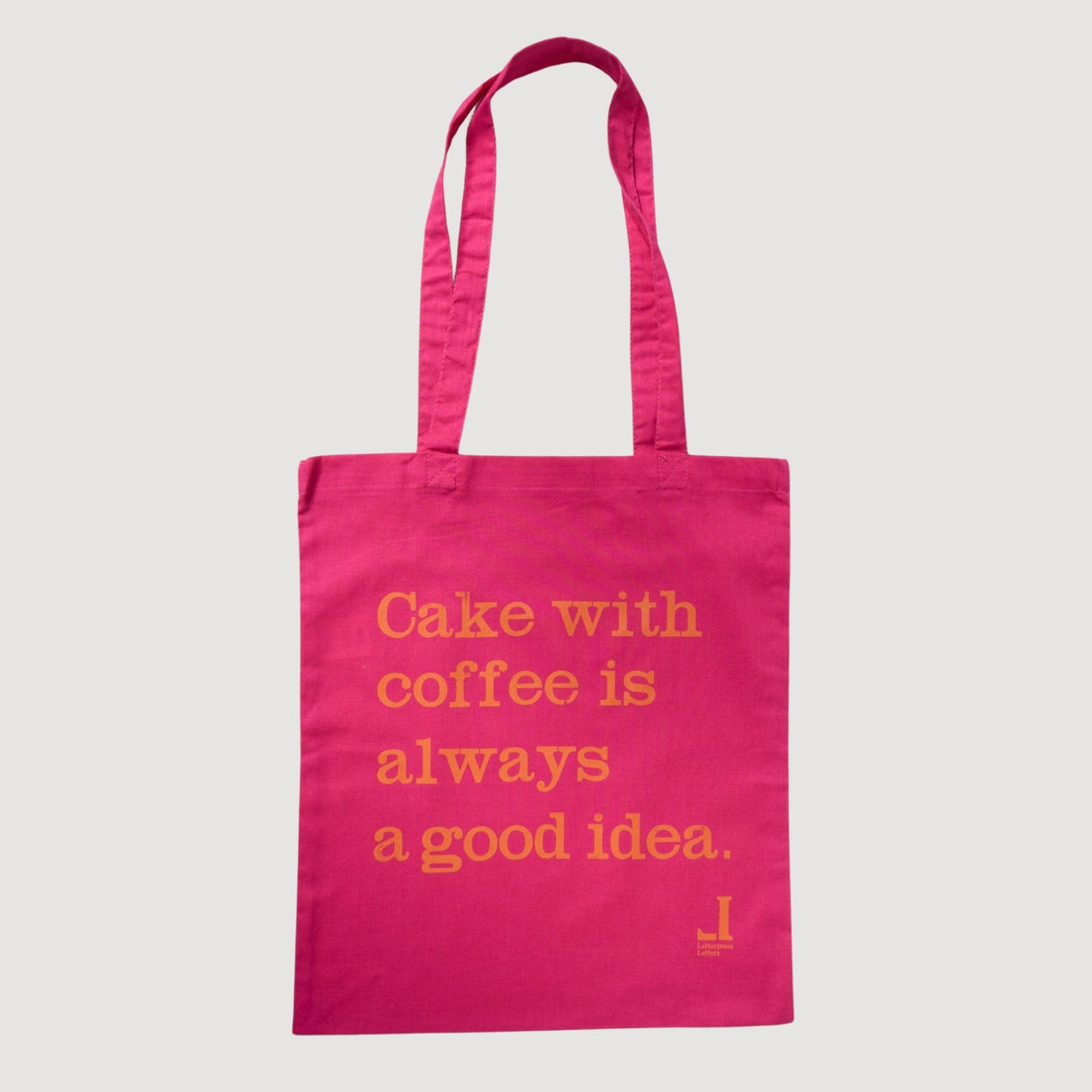 Message Tote Bag / Letterpress Letters - bungu