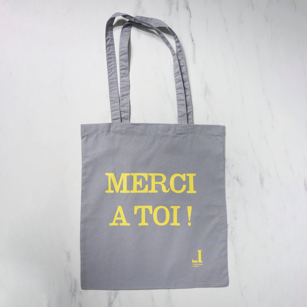 Message Tote Bag / Letterpress Letters - bungu