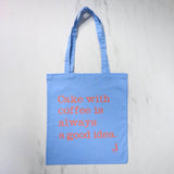 Message Tote Bag / Letterpress Letters - bungu