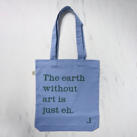 Message Tote Bag with Gusset / Letterpress Letters - bungu