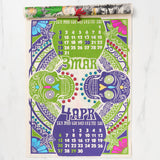 Mexican Calavera Calendar 2025 Designed by Amina / Amina Collection Co., Ltd. - bungu