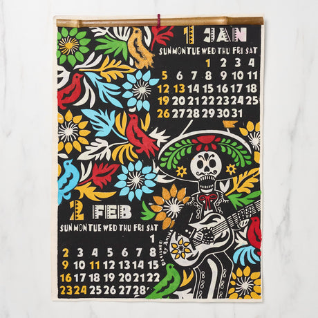 Mexican Calavera Calendar 2025 Designed by Amina / Amina Collection Co., Ltd. - bungu