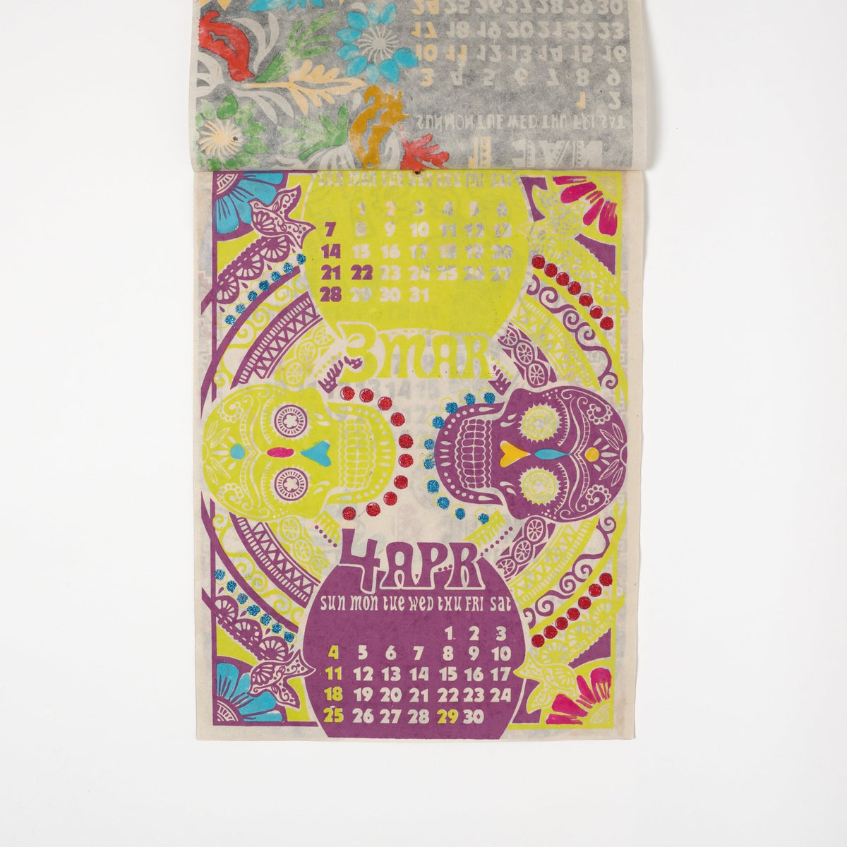 Mexican Calavera Wall Calendar 2027 / Amina Collection Co., Ltd. - bungu
