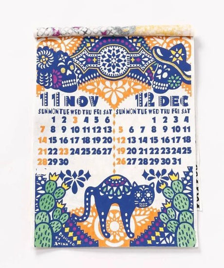Mexican Calavera Wall Calendar 2027 / Amina Collection Co., Ltd. - bungu