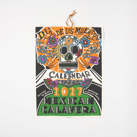 Mexican Calavera Wall Calendar 2027 / Amina Collection Co., Ltd. - bungu